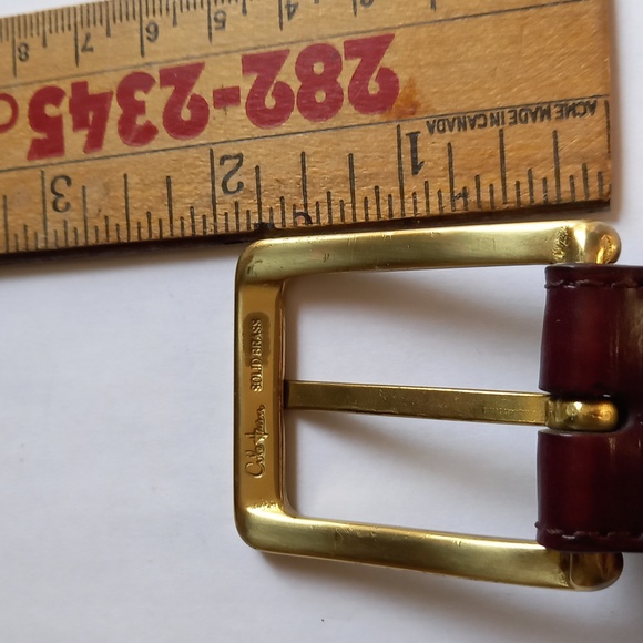 1-Cole Haan leather belt size 36 - Picture 6 of 11